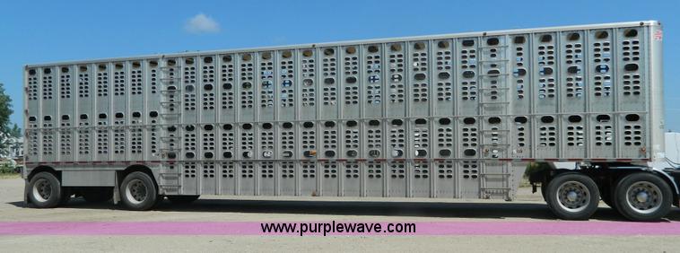 image for item H2439 2008 Wilson PSDCL-406 Silver Star cattle trailer