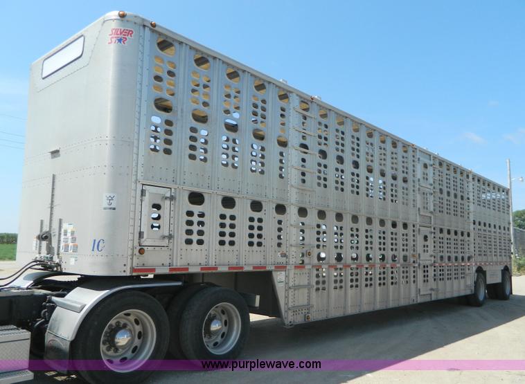 image for item H2439 2008 Wilson PSDCL-406 Silver Star cattle trailer