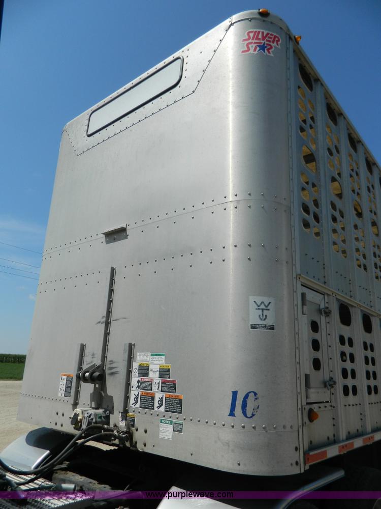 image for item H2439 2008 Wilson PSDCL-406 Silver Star cattle trailer