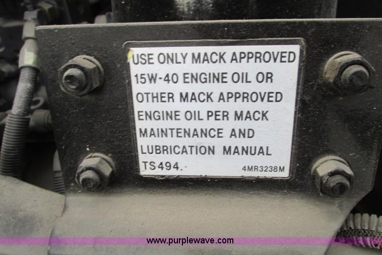 image for item I3482 1998 Mack DM690S liquid vacuum truck with liquid ring blower