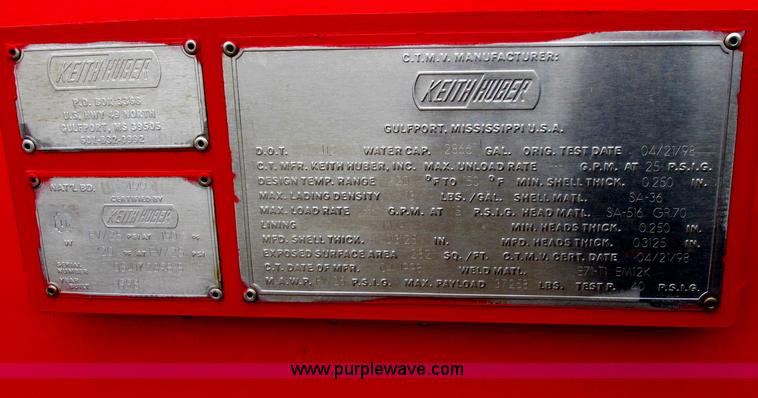 image for item I3482 1998 Mack DM690S liquid vacuum truck with liquid ring blower