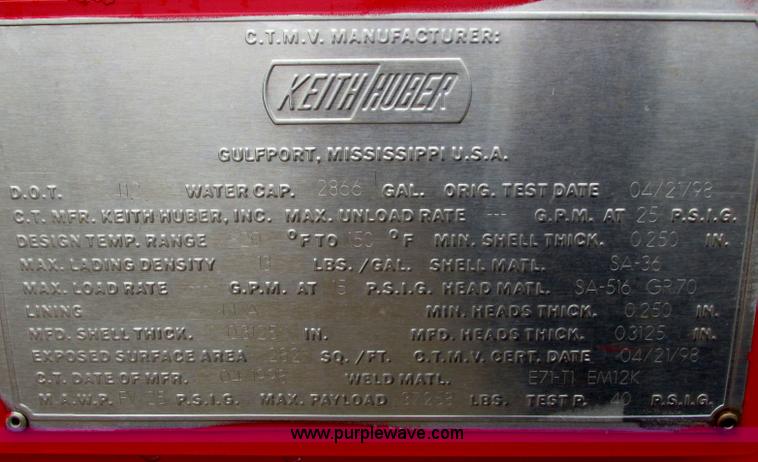 image for item I3482 1998 Mack DM690S liquid vacuum truck with liquid ring blower