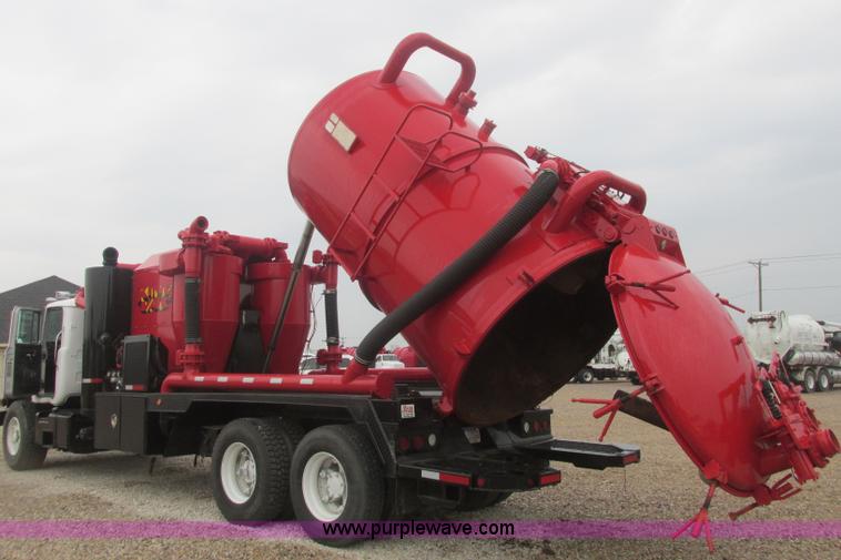 image for item I3482 1998 Mack DM690S liquid vacuum truck with liquid ring blower