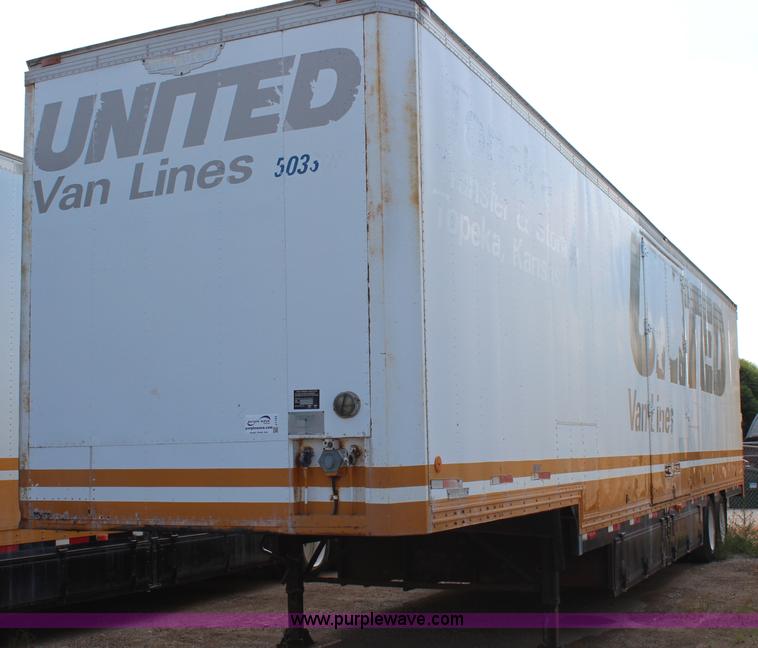 image for item J1123 1985 Kentucky moving van trailer