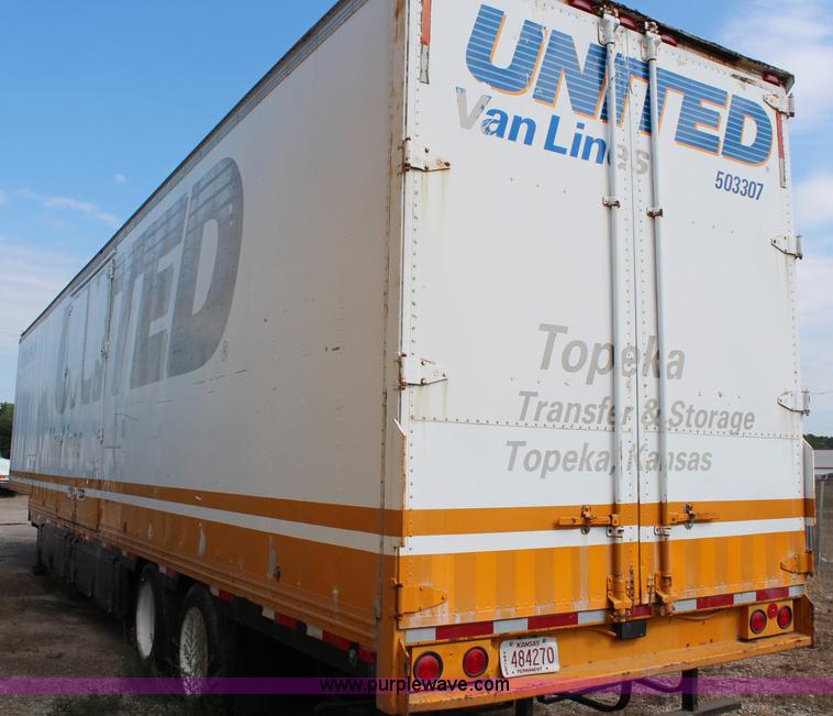 image for item J1123 1985 Kentucky moving van trailer