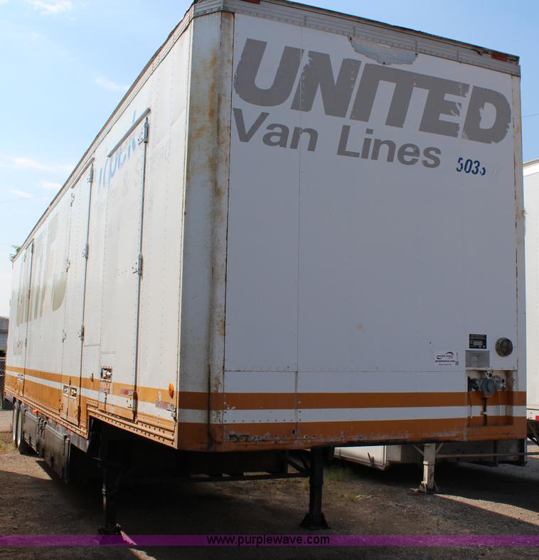 image for item J1123 1985 Kentucky moving van trailer