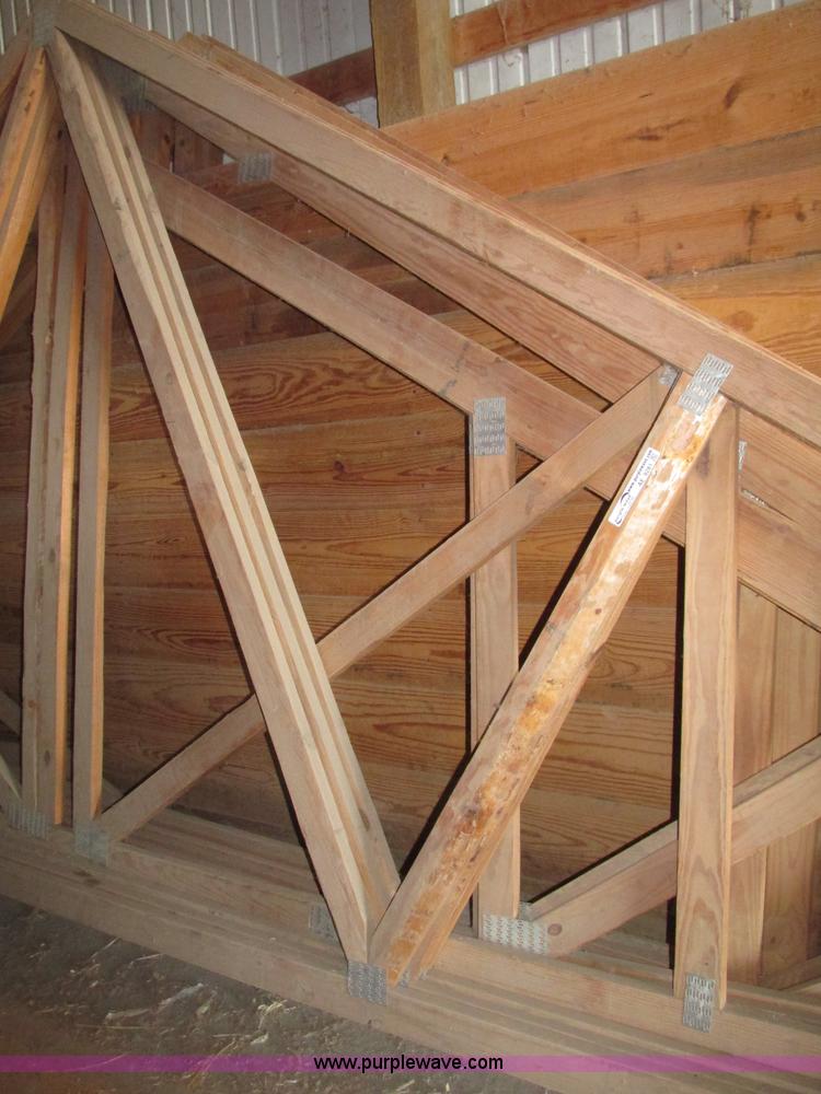 image for item AE9281 (11) wood rafters