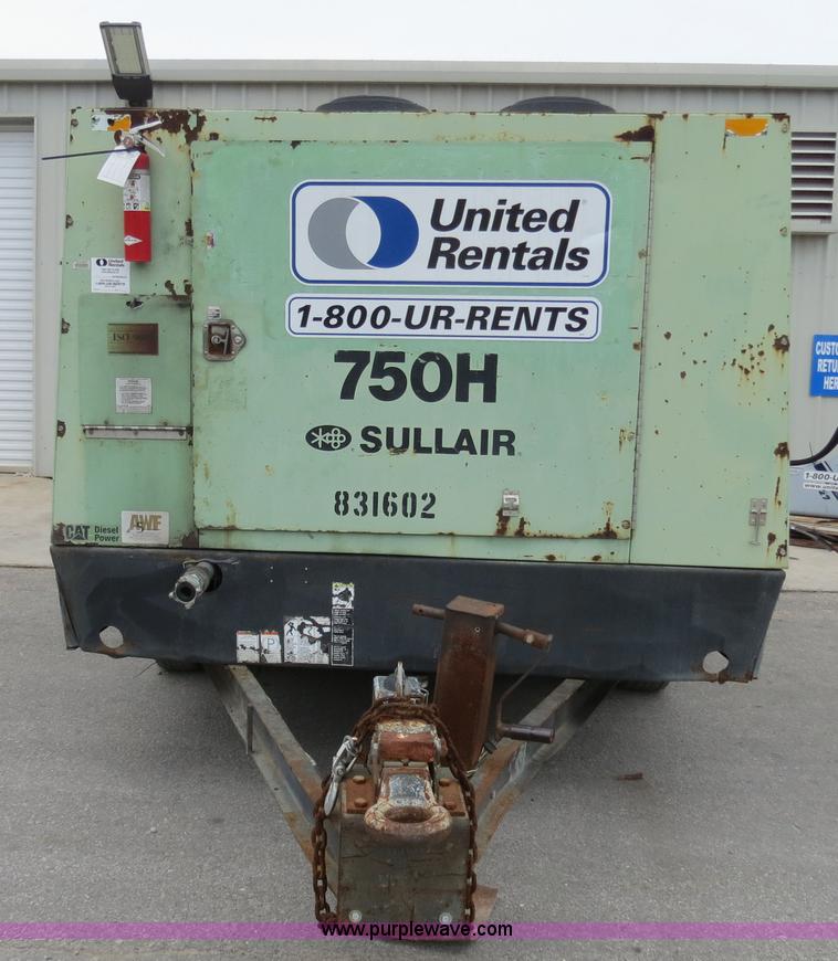image for item B4945 Sullair 750HDTQCA portable air compressor