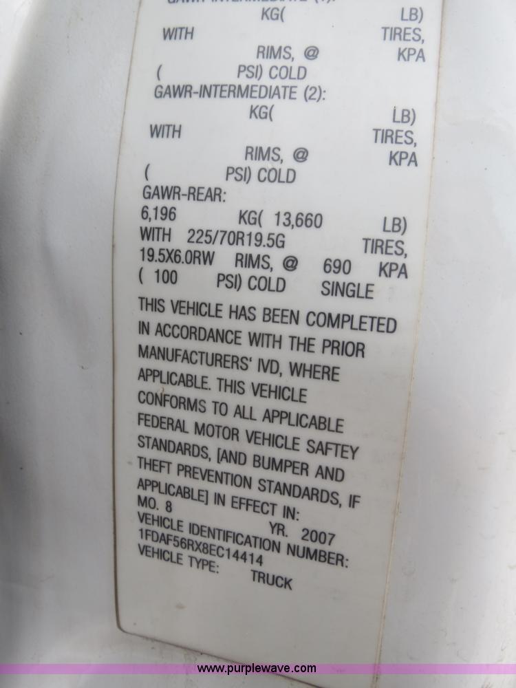 image for item B4946 2008 Ford F550 service truck