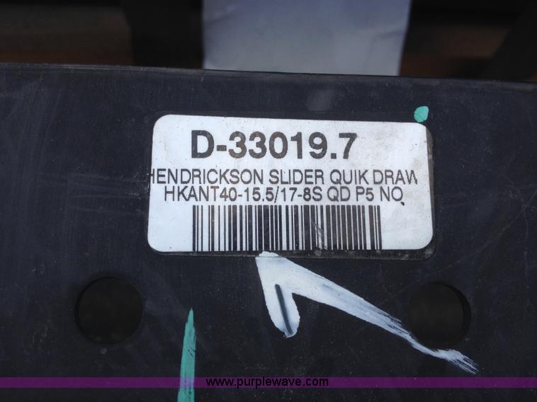 image for item D1153 2014 Hendrickson slide quick draw air suspension running gear