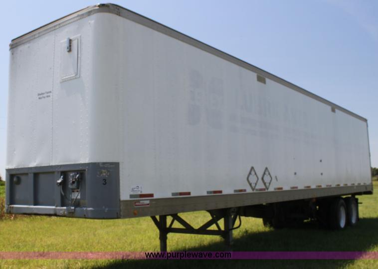 image for item F3297 1988 Fruehauf dry van trailer