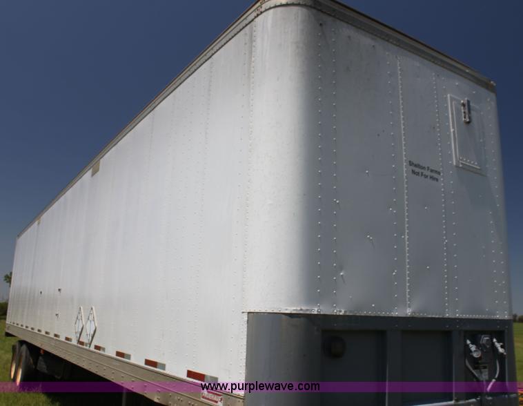 image for item F3297 1988 Fruehauf dry van trailer