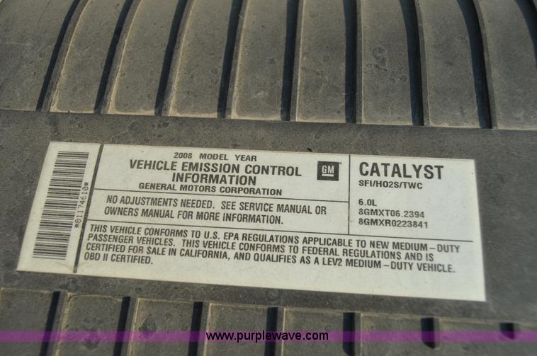 image for item F8321 2008 Chevrolet Express G2500 van