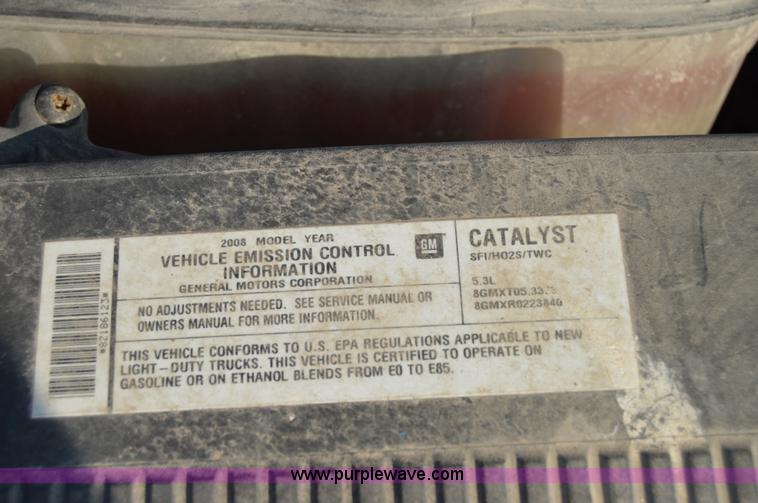 image for item F8325 2008 Chevrolet Silverado 1500 pickup truck