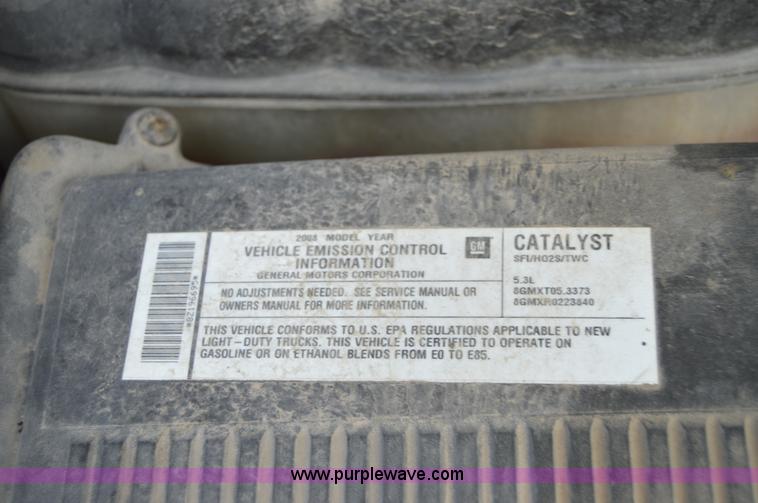 image for item F8326 2008 Chevrolet Silverado 1500 pickup truck