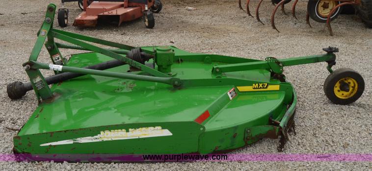 image for item H2786 John Deere MX7 rotary mower
