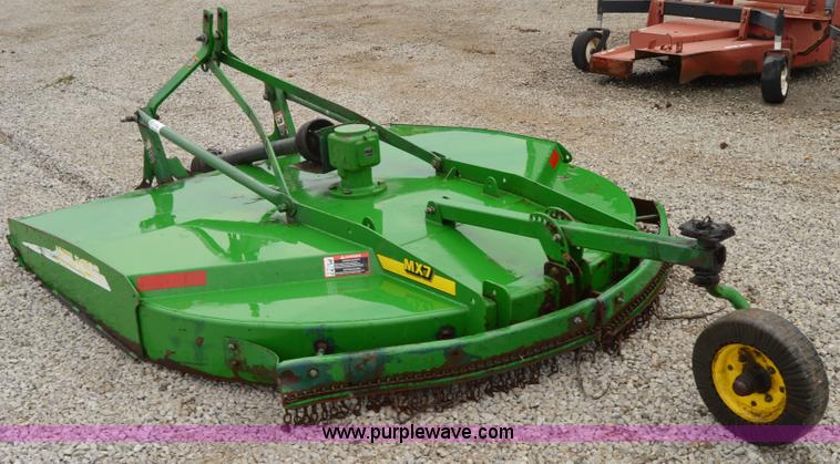 image for item H2786 John Deere MX7 rotary mower