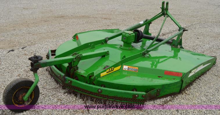 image for item H2786 John Deere MX7 rotary mower