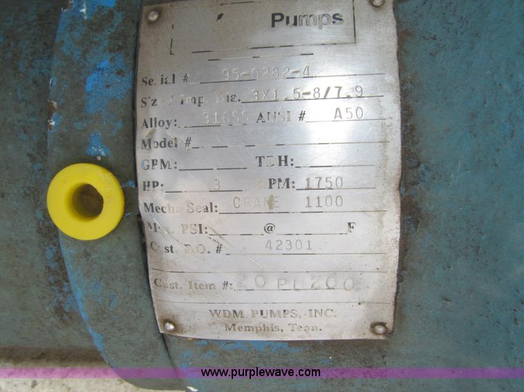 image for item H8845 (3) WDM pumps