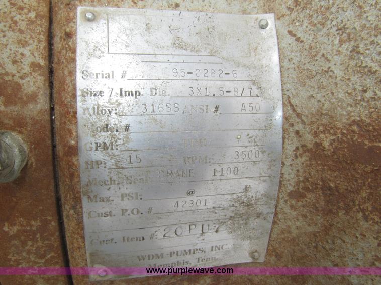 image for item H8845 (3) WDM pumps