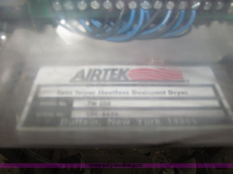 image for item H8853 Air Tek twin tower heatless desiccant dryer