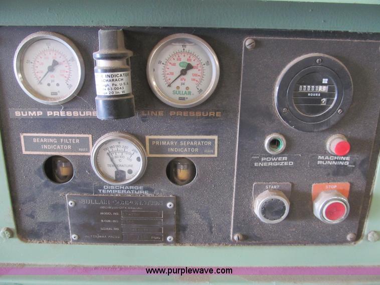 image for item H8854 Sullair industrial air compressor