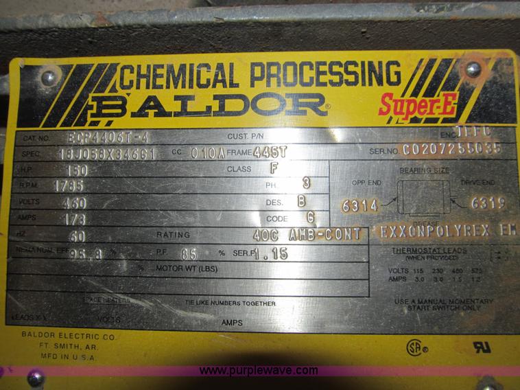 image for item H8859 Baldor Super E electric motor