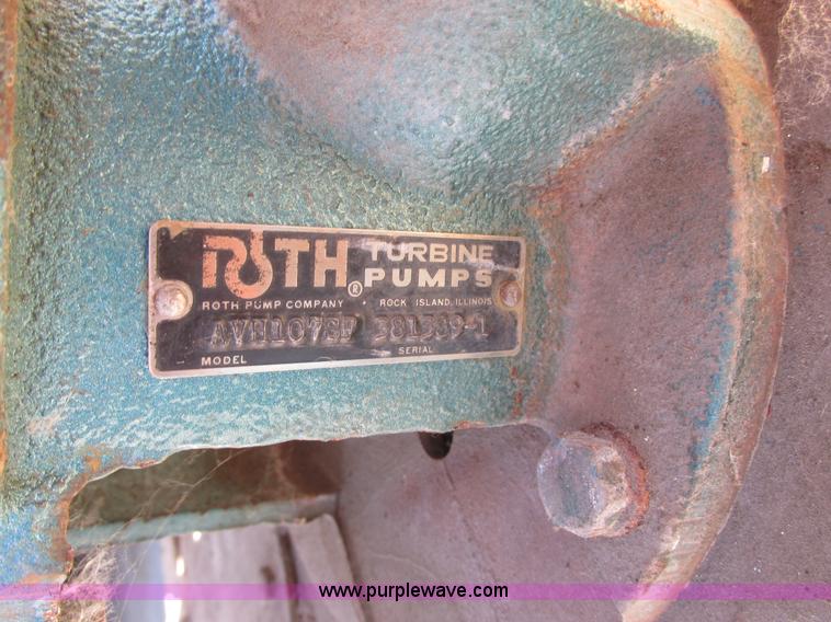 image for item I6180 Roth turbine condensate pump