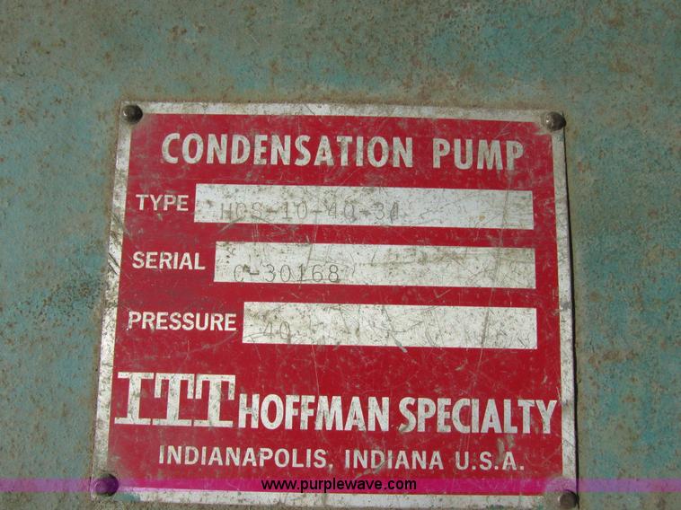 image for item I6183 ITT Hoffman Specialty condensation pump