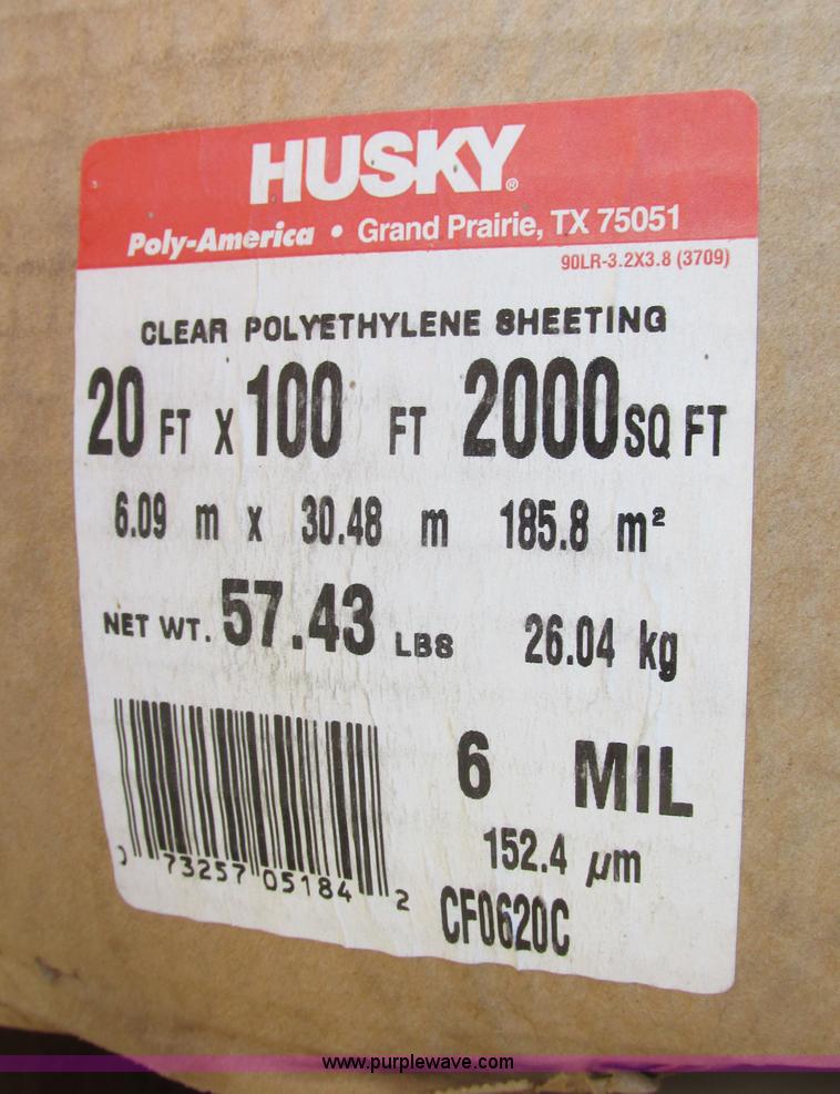 image for item I6185 (3) pallets of 6-mil poly