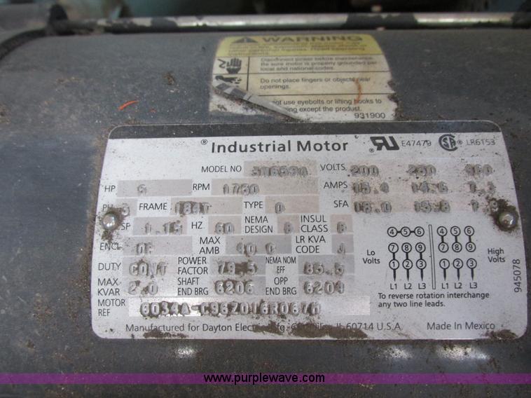 image for item I6189 Quincy 350-18 dual compressor air compressor