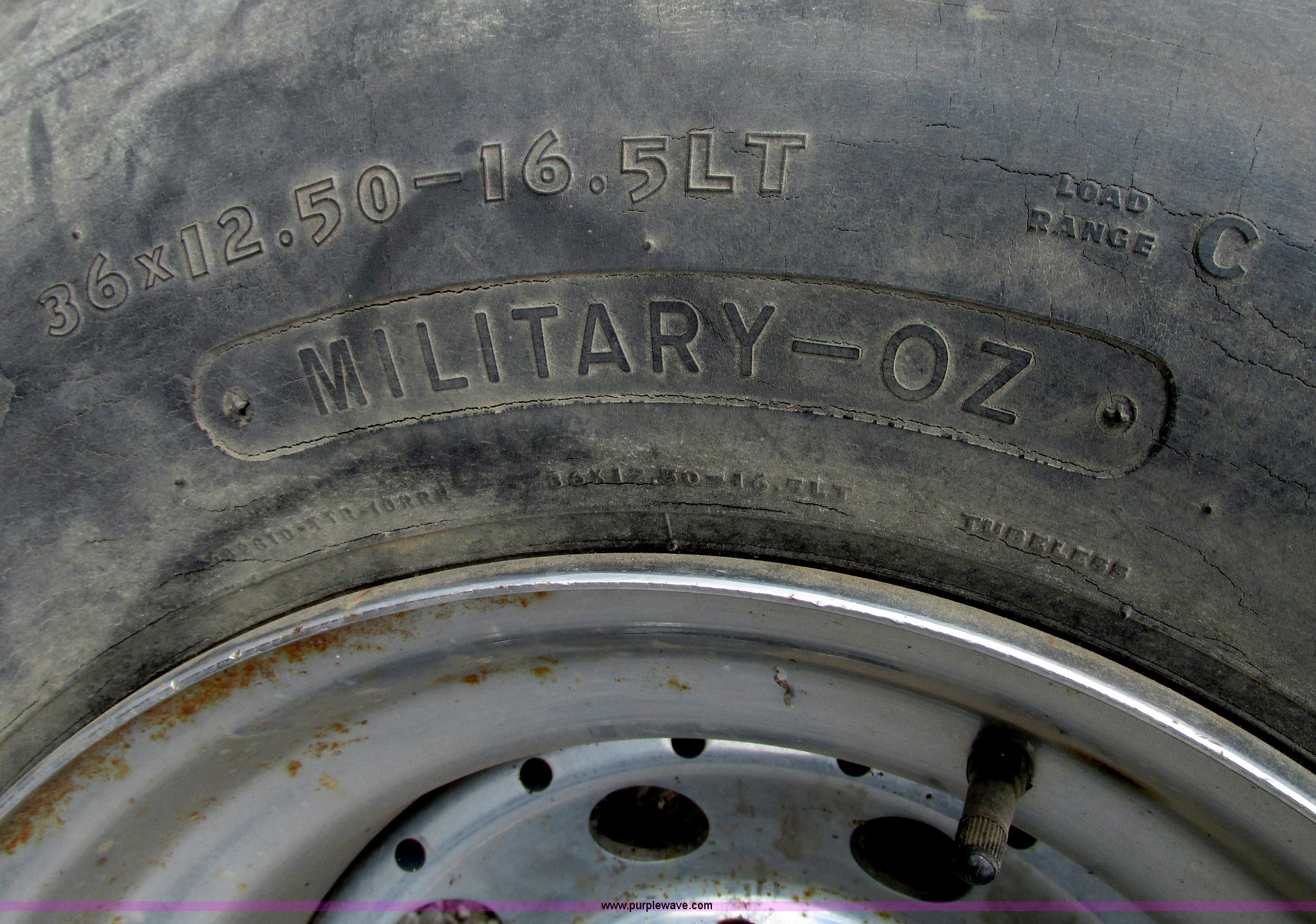 (4) Goodyear Wrangler 36x12.5016.5LT tires in Red Oak, IA Item