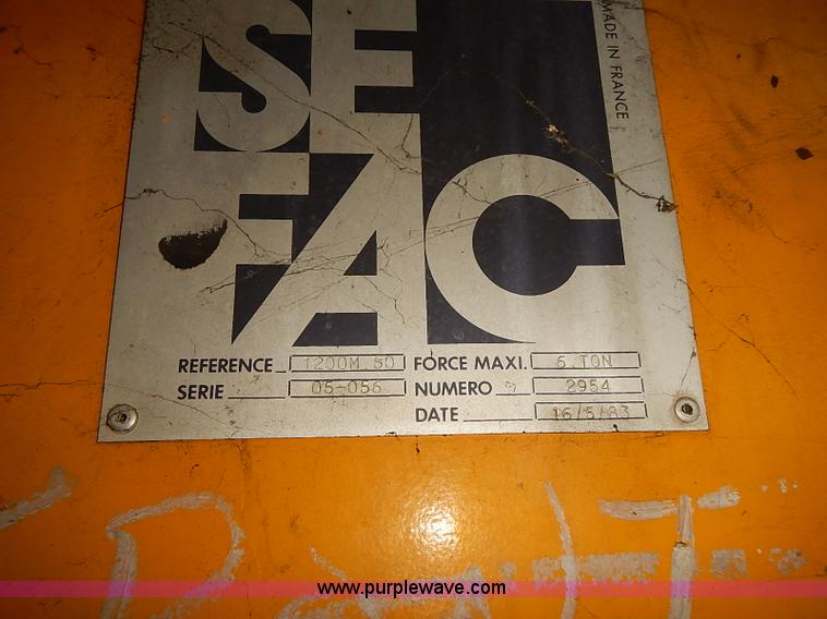 image for item AS9006 1983 Sefac four post wheel lift system