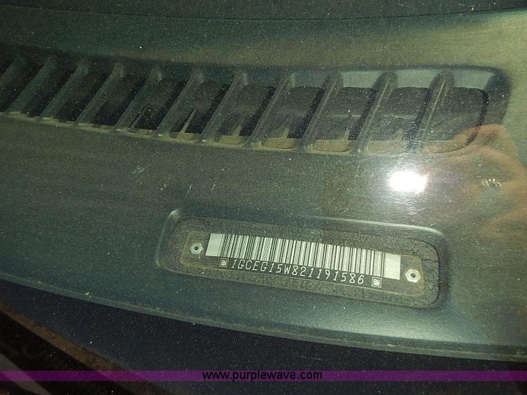 image for item E7769 2002 Chevrolet Express 1500 Cargo van