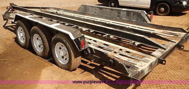 image for item E7773 1992 JFW W3DW6 equipment trailer