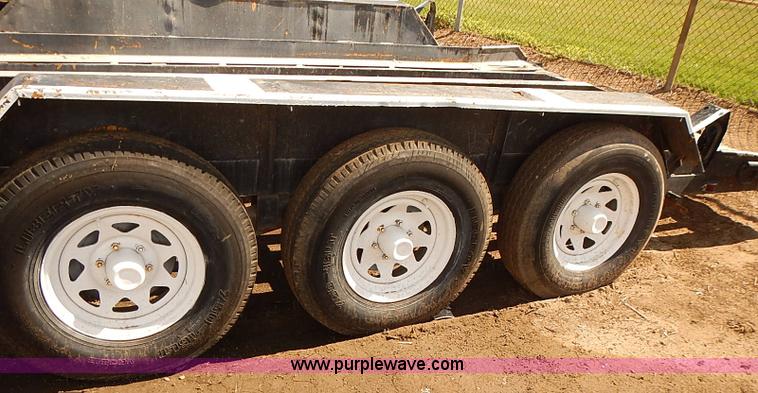image for item E7773 1992 JFW W3DW6 equipment trailer