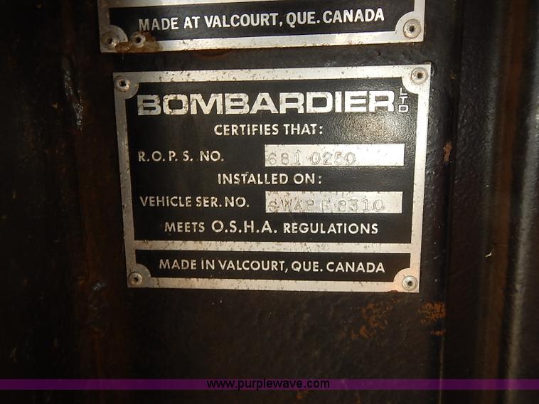 image for item E7796 1976 Bombardier SW48F75 track plow