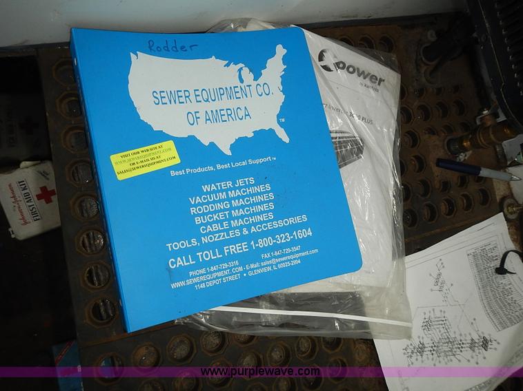 image for item E7811 Sewer Equipment of America truck mounted rodder machine