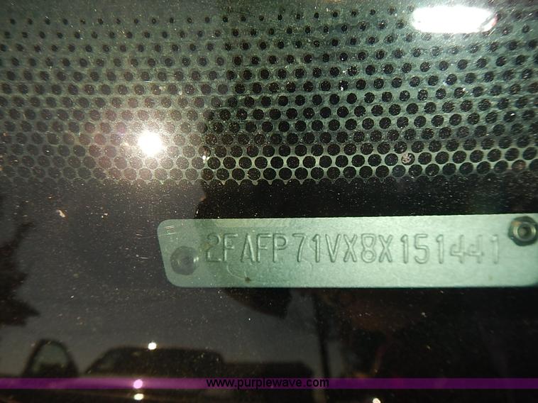 image for item E7813 2008 Ford Crown Victoria Police Interceptor