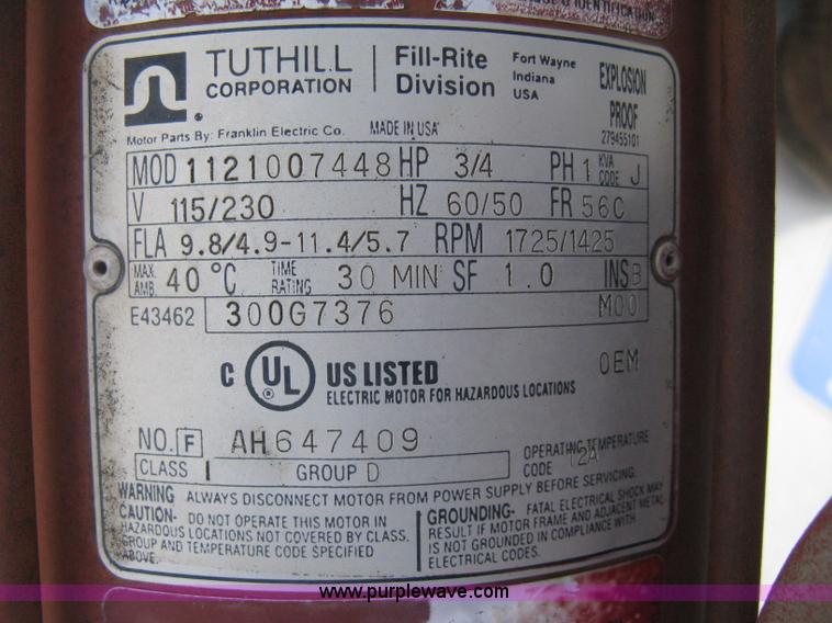 image for item E7873 3,000 gallon steel fuel tank