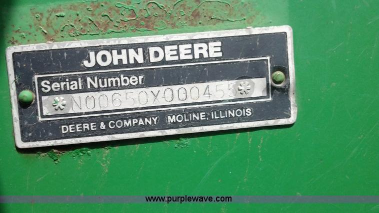 image for item AJ9387 John Deere 650 double off-set disk