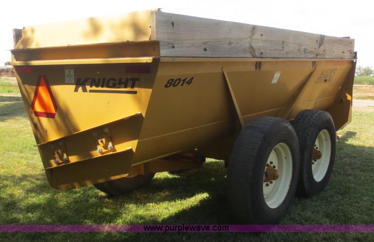 image for item D2135 Knight 8014 Pro Twin manure spreader