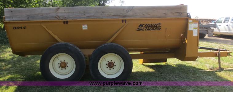 image for item D2135 Knight 8014 Pro Twin manure spreader