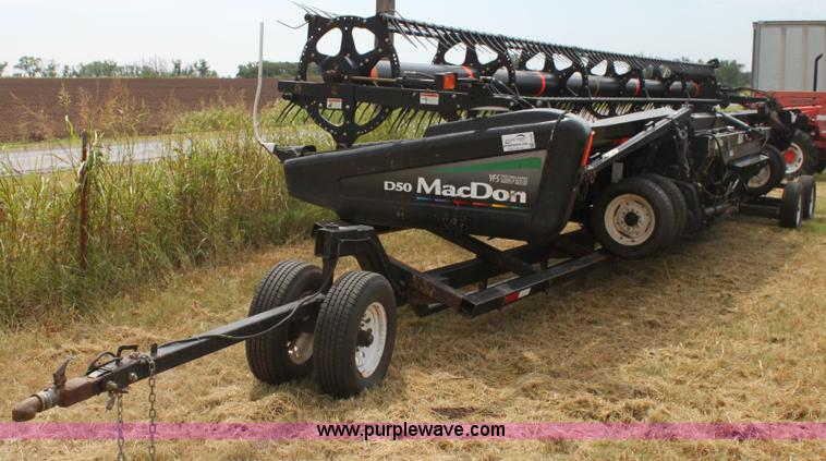 image for item F3344 2008 MacDon D50 draper head