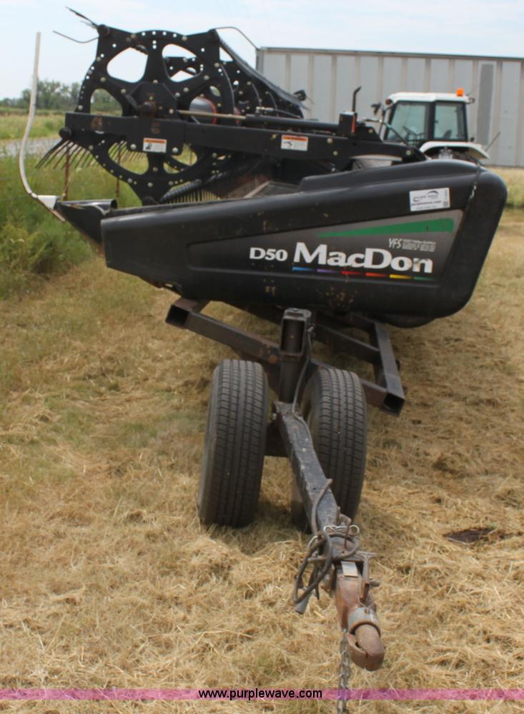 image for item F3344 2008 MacDon D50 draper head