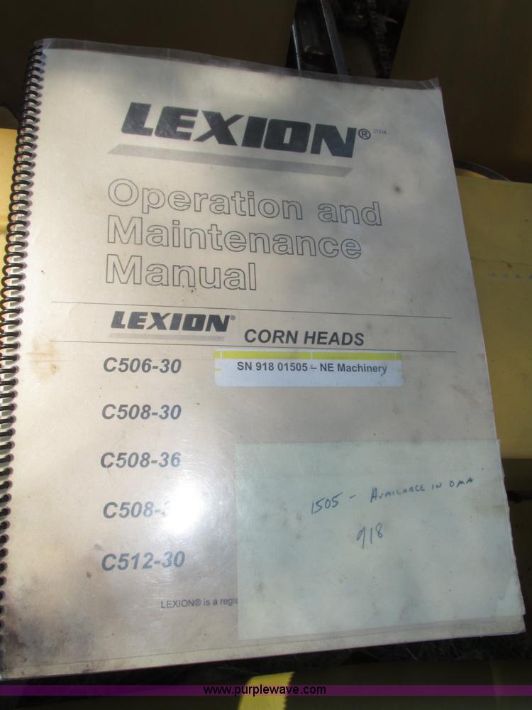 image for item F7499 2004 Lexion C512 corn head