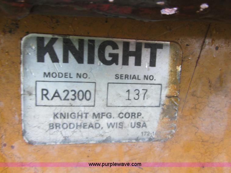 image for item I6149 Knight RA2300 feed mixer wagon