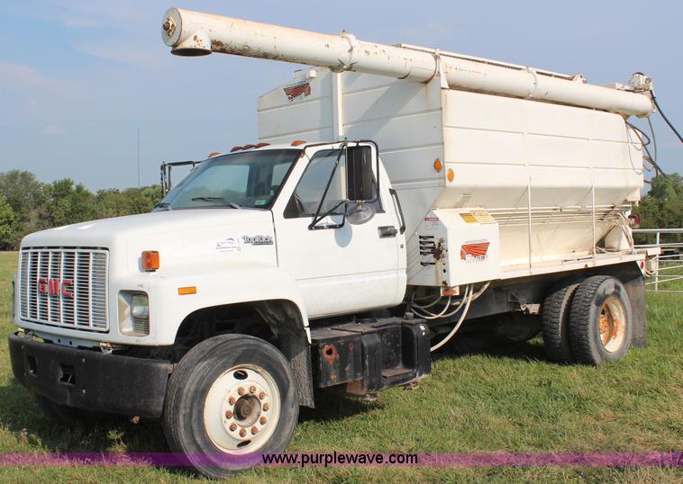 image for item J2025 1992 GMC TopKick feed delivery truck