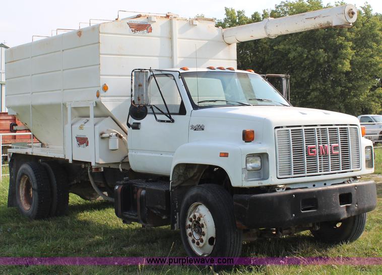 image for item J2025 1992 GMC TopKick feed delivery truck