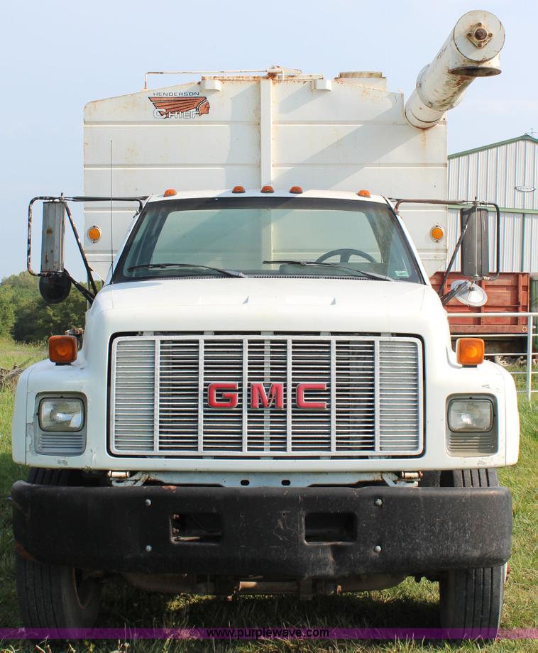 image for item J2025 1992 GMC TopKick feed delivery truck